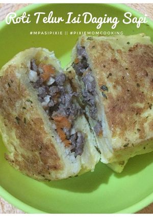 Foto resep Mpasi Anti GTM||Roti Telur Isi Daging Sapi