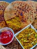 Chauli & nuts stuffed paratha