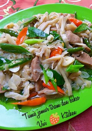Foto resep Tumis jamur tiram dan bakso