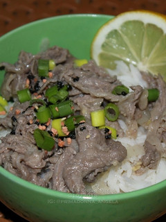 A picture of Lemon Gyudon.
