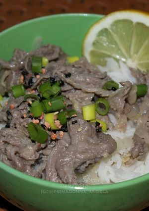 A picture of Lemon Gyudon.