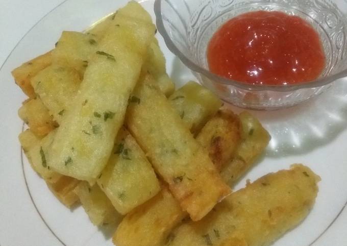 Stik kentang goreng renyah