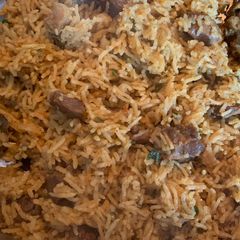 A picture of Mutton Biryani.