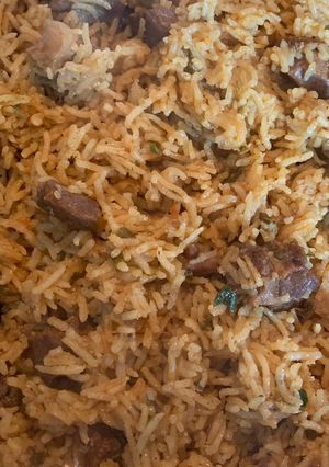 A picture of Mutton Biryani.