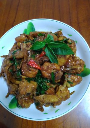 三杯雞翅腿肉 的食譜成品照片