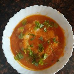 A picture of Dum aloo.