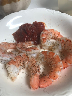 A picture of Quick shrimp snack.