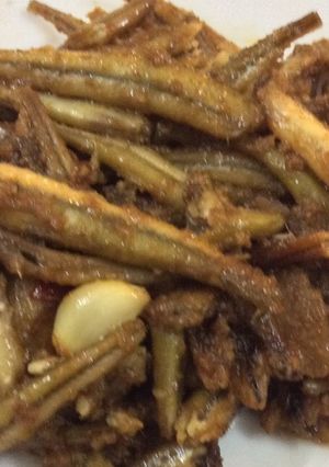 Hình của món Cá lườn kho riềng.