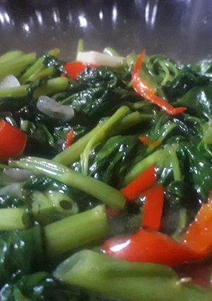 Foto resep Sayur kangkung ala" Restaurant 😆