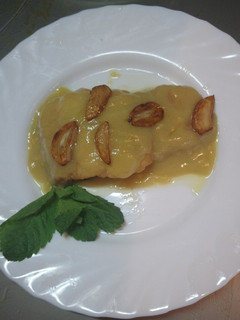Una foto de Bacalao al pil pil