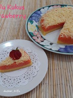 Foto resep Bolu Kukus Strawberry no tepung&gula #debm