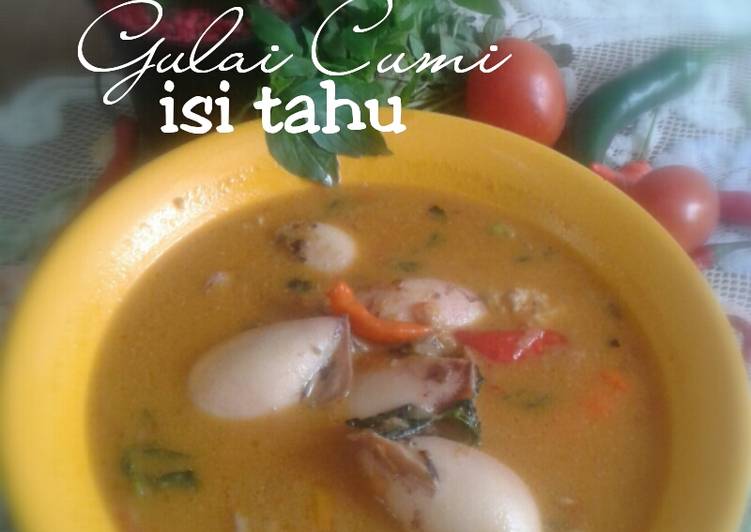Gulai Cumi Isi Tahu Ala Andini