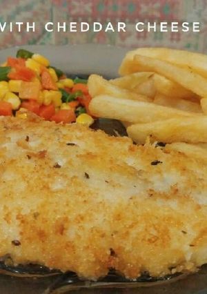 Foto resep Dori Fish with Cheddar Cheese Crust