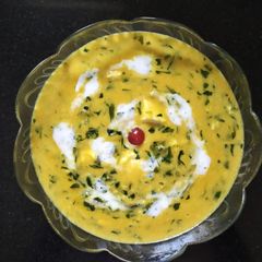A picture of Methi Malai Paneer.