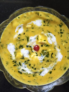 A picture of Methi Malai Paneer.