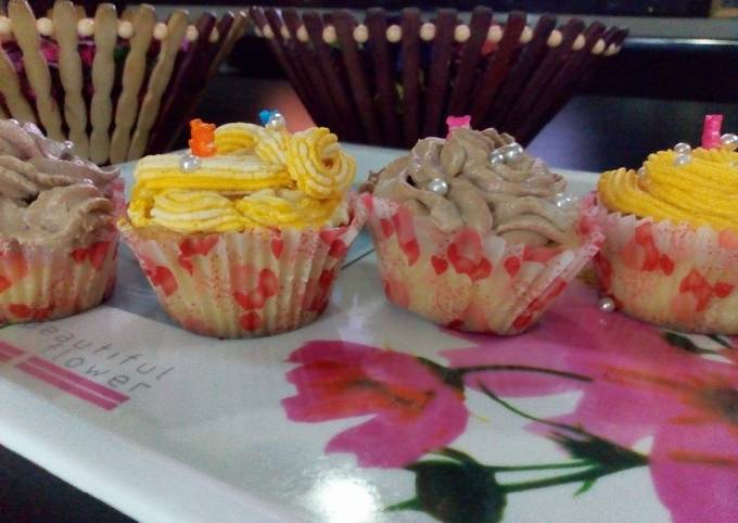 Recipe of Super Quick Cup cake frosting