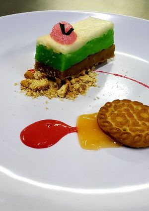 Foto resep TALAM PANDAN | BISCUIT ROMA
