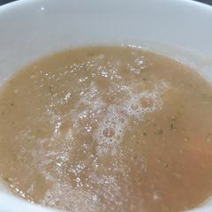 A picture of Pawpaw and cucumber puree.