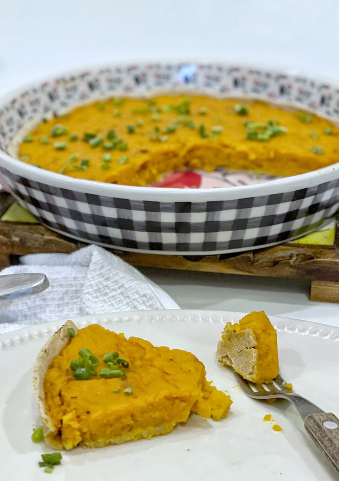Una foto de Tarta de avena y calabaza
