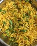 Yellow rice (vagharelo baat)