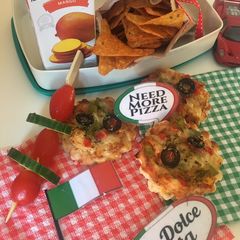 A picture of Italy inspired lunch box!.