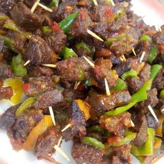 A picture of Meat kibab.
