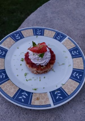 Epres citrushabos gofri recept fotója
