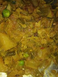 মাছের মাথা দিয়ে বাঁধাকপি (macher matha diye badhakopi recipe in Bengali) রেসিপির প্রধান ছবি