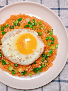 韓國媽媽的家常食譜~ 韓式泡菜炒飯 的食譜成品照片