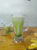 Jus Pisang rasa Matcha