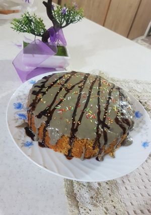 عکسی از دستور کیک هویج 😊🥕