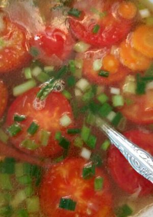 Foto resep Sup wortel tomat