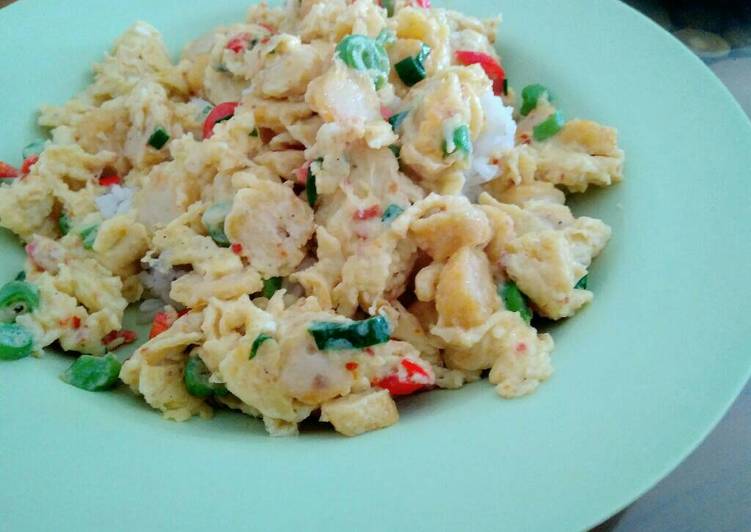 Telur Orak Arik Pelangi