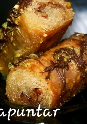 Una foto de Rollitos de baklava