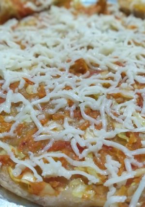 A picture of Carrot cabbage stuffed parantha.