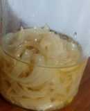 Cebolla confitada en microondas