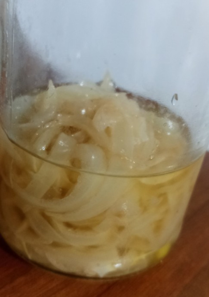 Una foto de Cebolla confitada en microondas