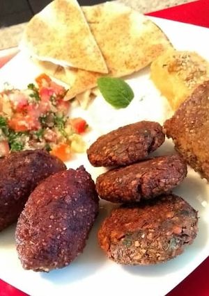 Una foto de Kibbeh al horno