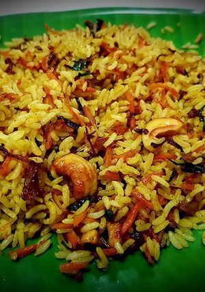 A picture of Carrot Rice.