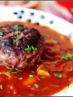 蘑菇漢堡肉 的食譜成品照片