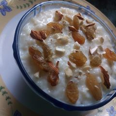Rice kheer A picture of Rice kheer.