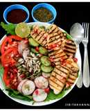 Grilled Halloumi Salad