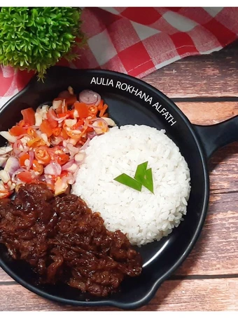 Cara Gampang Membuat Resep Beef teriyaki dengan sambel dabu-dabu Anti Ribet, Lezat