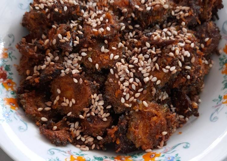 Steps to Prepare Favorite Karela sesame sabji