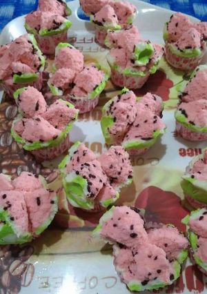 Foto resep Bolu kukus semangka all in one
