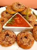 Instant Doughnut Shaped Handvo (savory Doughnut cake) made of maize flour#bakedsnacks