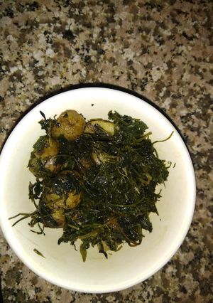 A picture of Methi aloo.