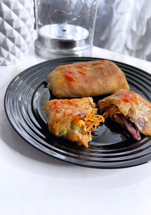 Une photo de Crispy Rice paper Dumplings