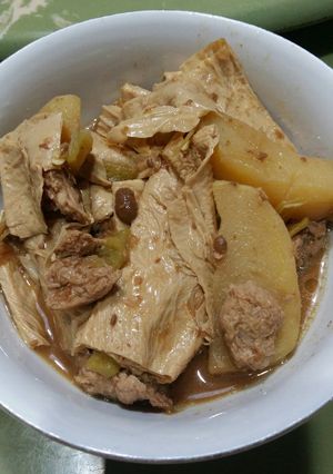 Foto resep Tauco kembang tahu vege