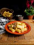 Rigatoni in padella con besciamella home made